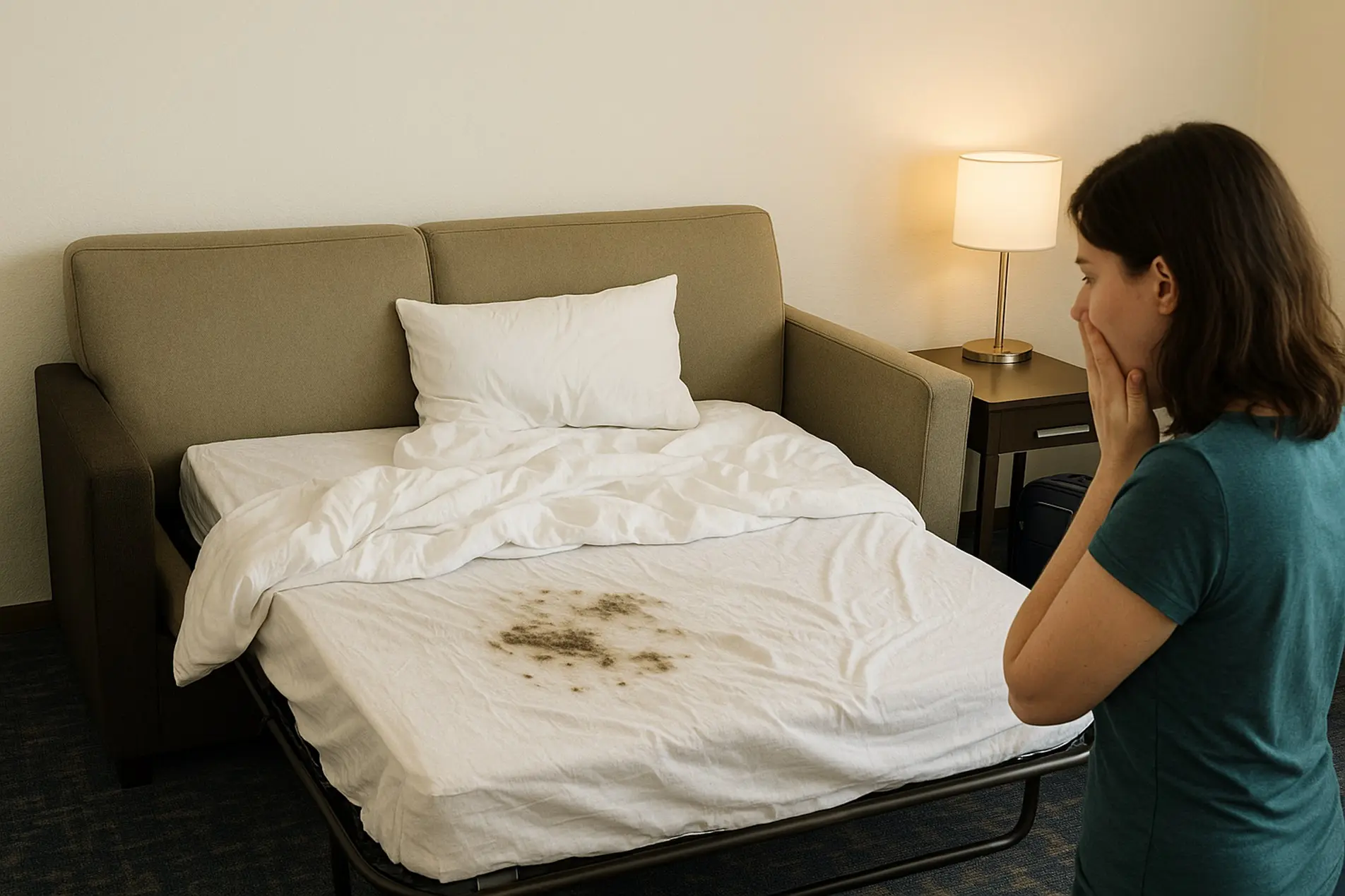 Guest Pulls Out Marriott Sofa Bed, Finds Rotting Baby Rats — Compensation Denied - View from the Wing