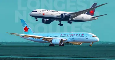 Air Canada’s Longest Nonstop Routes With The Boeing 787-9 Dreamliner In 2025